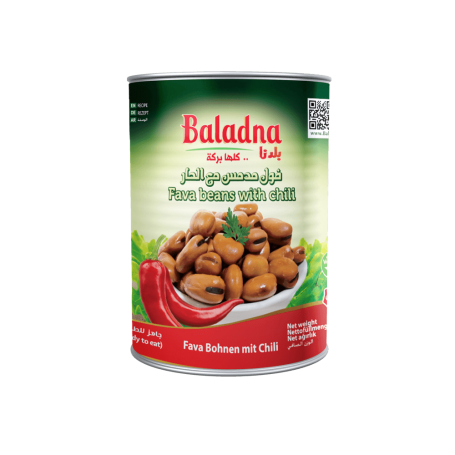 Foul Medammes Beans HOT  Baladna 400Gr