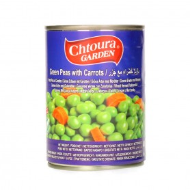 Grüne Erbsen mitCarrots Chtoura Garden 400Gr