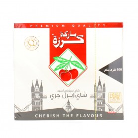 شاي أسود معطر ماركة كرزة 100ظرف