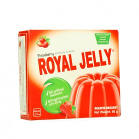 Gelatine Dessert Erdbeergeschmack Royal Jelly 80Gr