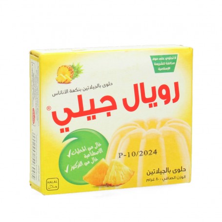 Gelatin Dessert Pineappel Royal 85Gr