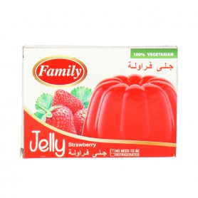 Gelatin Dessert Erdbeere Family 80Gr