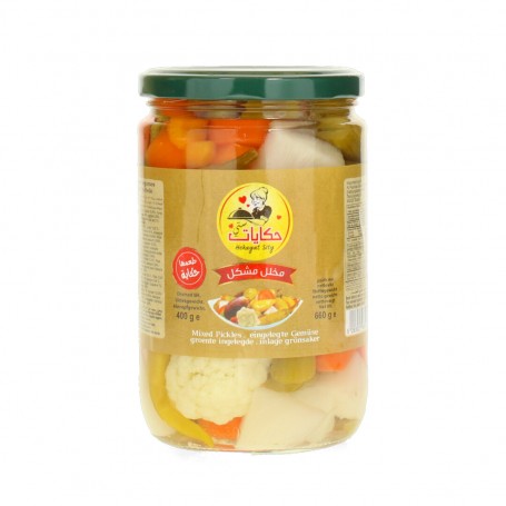 Mixed Pickles Hekayat 650Gr