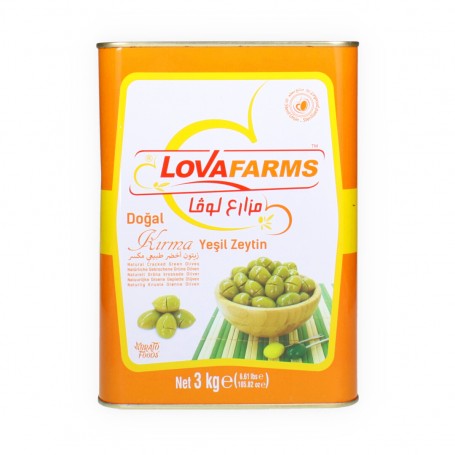 Grüne Oliven Lova farms 3000Gr