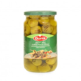 Grüne Gegrillte Oliven Durra 710Gr