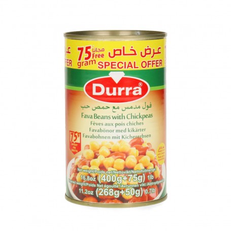 Foul Medammes with Chick Peas / Beans Durra  400Gr