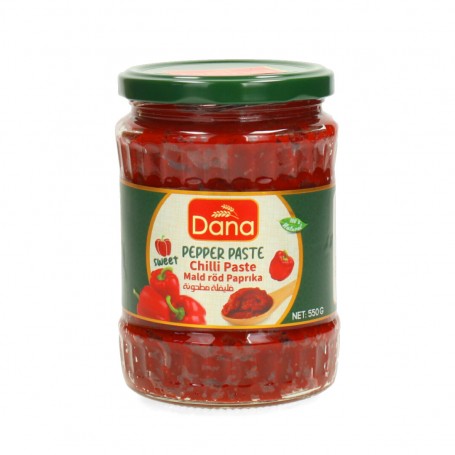 Zerkleinerte rote Paprika Dana 550Gr