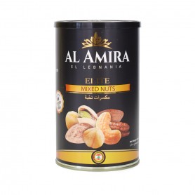 Gemischte Nüsse + überzogene Nüsse Schwarz Alamira 450Gr