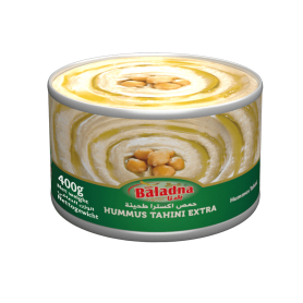 Gekochte kichererbsen mit EXTRA Tahina Baladna 400Gr