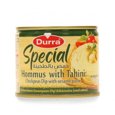 Gekochte kichererbsen mit Tahina  Durra 220Gr