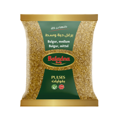 Bulgur Brown mittel  Baladna 900Gr