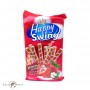 trawberry Wafer Rolls  HAPPY SWING 150Gr