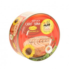 Tuna chunk in vegitable oil HOT Hekayat Sity 160Gr