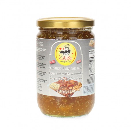 Feige Jam with walnuts  Hekayat Sity 800Gr