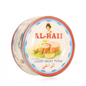 Tuna chunk in vegitable oil Al Raii 160Gr