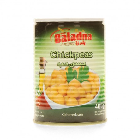 Cooked Chickpeas Baladna 400Gr