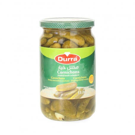 Pickled Cucumber Cornichons  Durra 650Gr