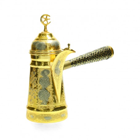مصب قهوة عربية دلة نحاس 04 Aيمين