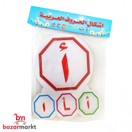 بطاقات الأحرف / صور وأشكال /