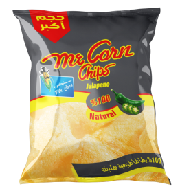 Chips Jalapeno Natural  Mr.Corn 45Gr