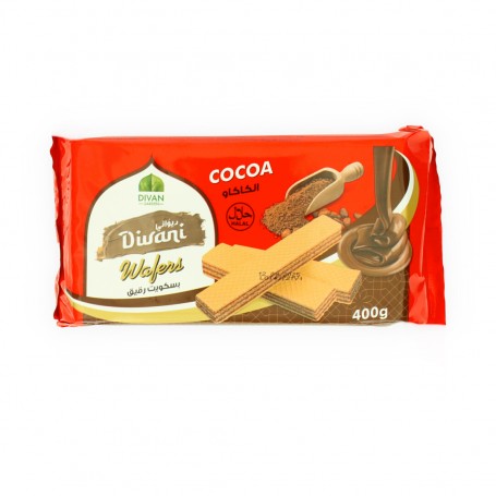 Wafer gefüllt Cocoa Diwani 400Gr