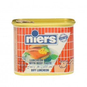 Beef and chicken luncheon meat niers 340Gr