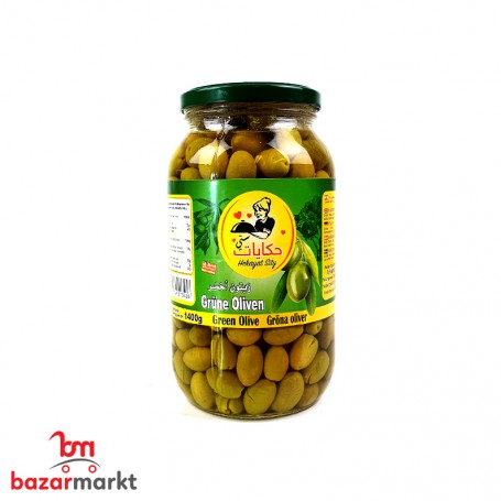 Grüne Oliven Hekayat 1300 Gr
