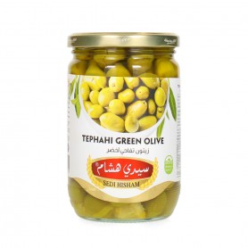 Grüne Olieven Tephahi Sedi Hesham 640Gr