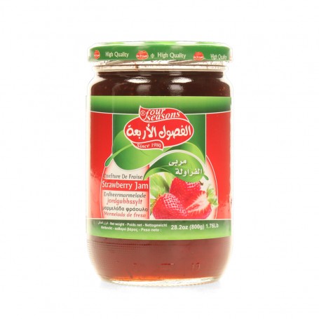 Erdbeer Marmelade Four Seasons 800Gr