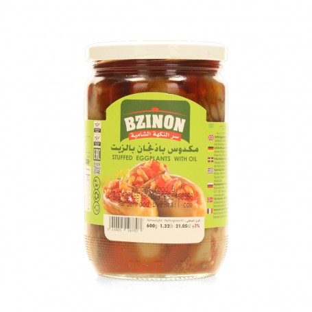 Gefüllte Eierpflanze / Mackdous BZINON 600Gr