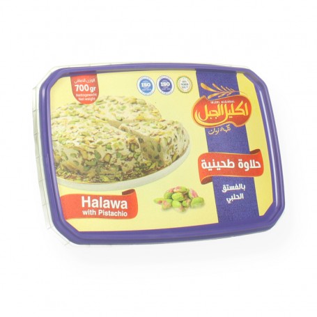 Halawa Extra mit Pistazie  IKLEEL ALGABAL700Gr