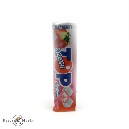 Kaugummi Erdbeere Top Fresh 4 Stuck