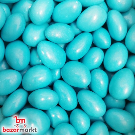 ملبس محشي شوكولا و لوز 250 غرام / أزرق /