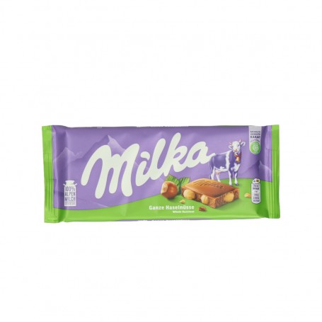 Chocolate  Stuffed with hazelnut Milka  100Gr