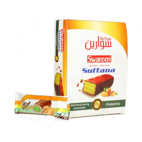 Chocolate fingers stuffed with pistachio Swareen  12Pe