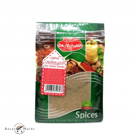 Trockenes Zitronenpulver Four Seasons 50Gr