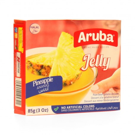 Gelatin Dessert Pineappel Aruba 85Gr