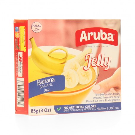 Gelatin Dessert Bananen Aruba 85Gr