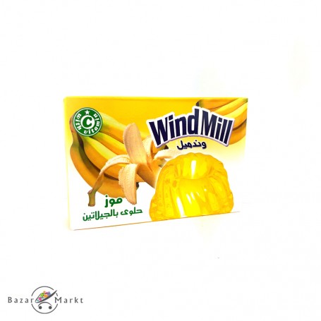 Gelatin Dessert Bananen Windmill 85Gr