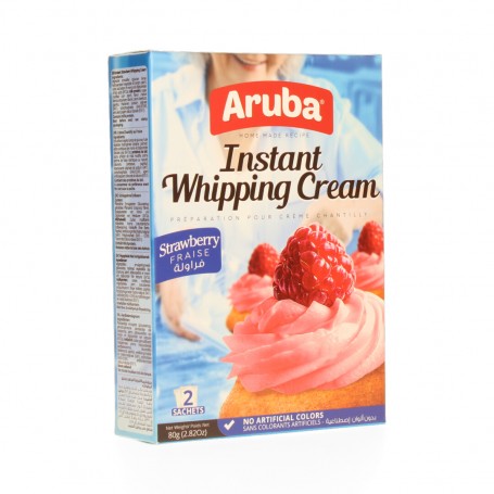 Schlagsahne  Erdbeere Aruba 80gr