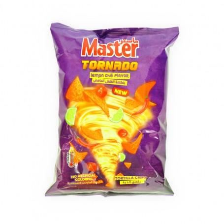 Chips Tornado limon und Hot Master 42Gr