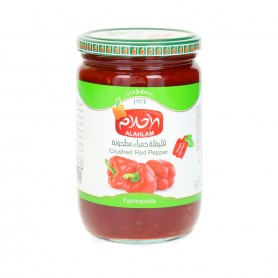 Zerkleinerte rote Paprika Alahlam 600Gr