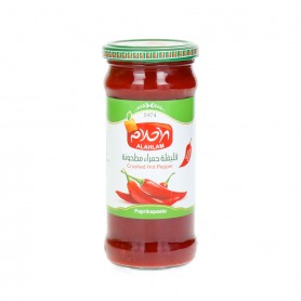 Zerkleinerte rote Paprika Alahlam 350Gr