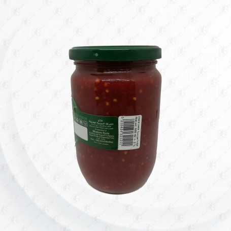 Zerkleinerte rote Paprika Alwaly 650Gr