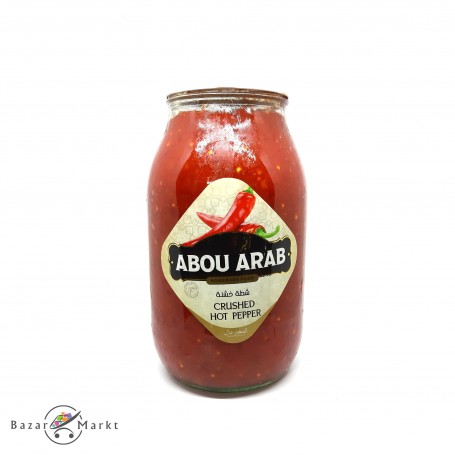 Zerkleinerte rote Paprika Abo Arab 4000/2800Gr