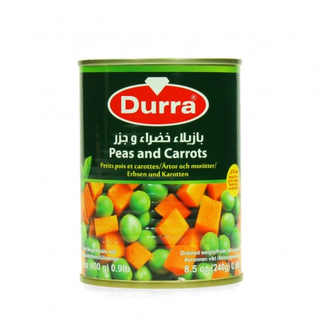 Grüne Erbsen Mit Möhren Durra 400Gr