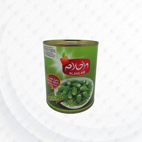 بامية خضراء معلبة الأحلام 800 غرام