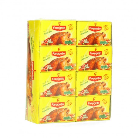 Tablettes chicken stock cubes FARAGELLO  576 Gr