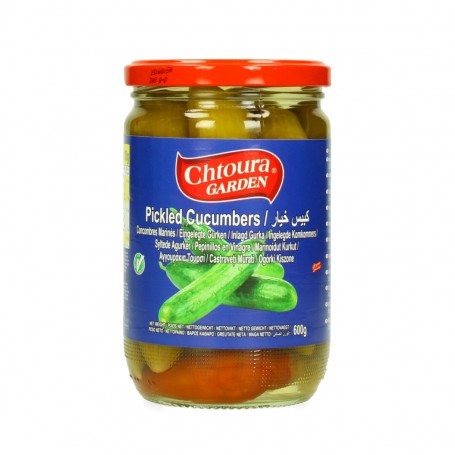 Pikled Cucumbers Chtoura Garden 600Gr