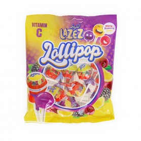Halal  kinder lutscher (Kirsche-Beere-Zitrone) LAZeZ 8st